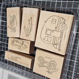 LOADS OF FUN Stamp Set with Wooden Blocks